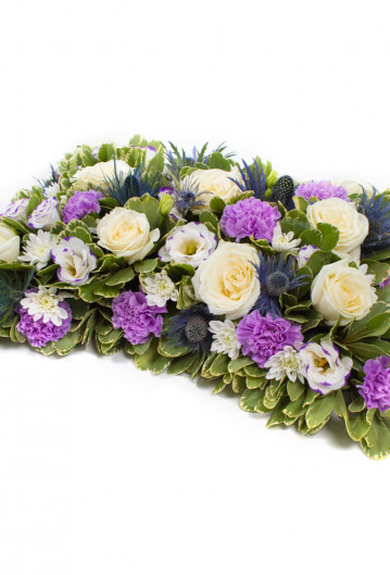 Open Based Pillow With Mixed Flowers