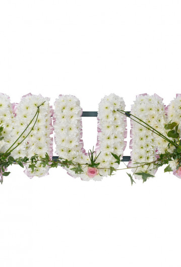 Word Tributes Massed With Spray