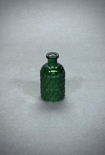 Green Harlequin Bud Vase