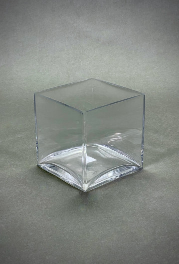 Glass Cube Vase