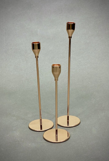 Gold Stem Taper Trio