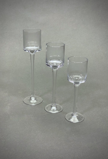 Stemmed Votive Trio